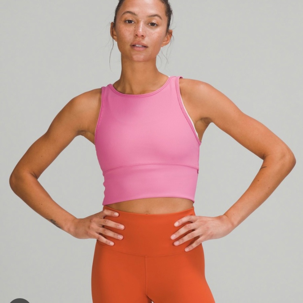 Lululemon power pivot ribbed tank top